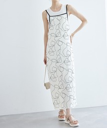 ROPE' PICNIC | 線画プリントキャミソールワンピース(ワンピース)