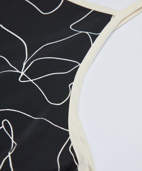 ROPE' PICNIC（ロペピクニック）の「線画プリントキャミソールワンピース（ワンピース・レディース・ブラック/オフホワイト・38）」の11枚目の写真