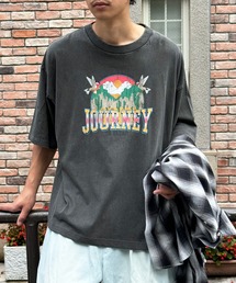 【ユニセックス】オーバーサイズピグメント加工Tシャツ