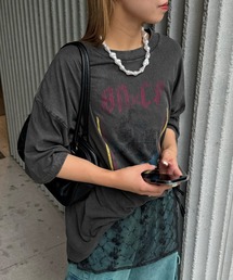 CIAOPANIC | 【ユニセックス】オーバーサイズピグメント加工Tシャツ(Tシャツ/カットソー)