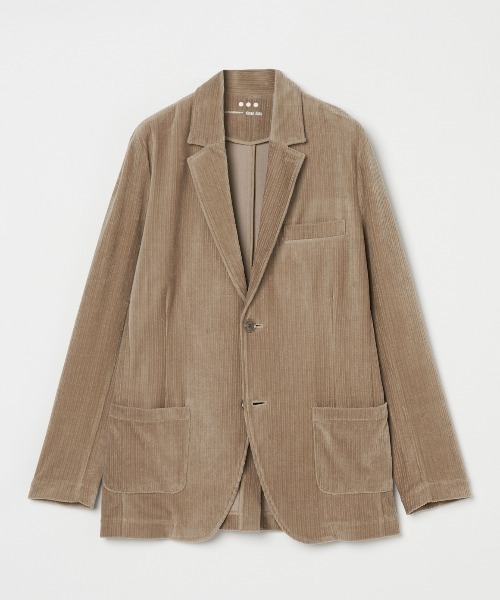 three dots(スリードッツ)の「カットコーデュロイ ジャケット(テーラードジャケット・メンズ・ベージュ/ネイビー・SMALL/MEDIUM/LARGE)」の11枚目の写真