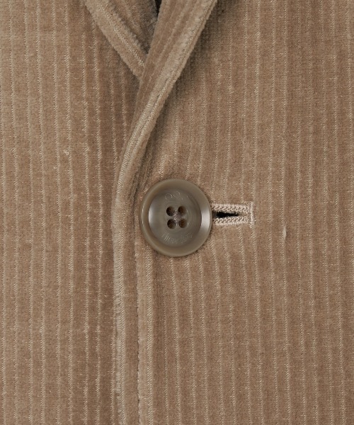 three dots(スリードッツ)の「カットコーデュロイ ジャケット(テーラードジャケット・メンズ・ベージュ/ネイビー・SMALL/MEDIUM/LARGE)」の8枚目の写真