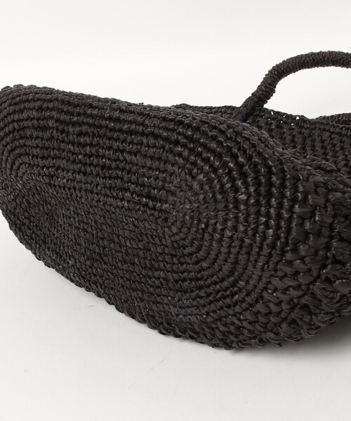 fredy emue（フレディエミュ）の「【IVAHONA/イバオナ】コマ編みラフィアロングハンドルトート（トートバッグ・レディース・ラベンダー/ベージュ/チャコールグレー・FREE）」の13枚目の写真