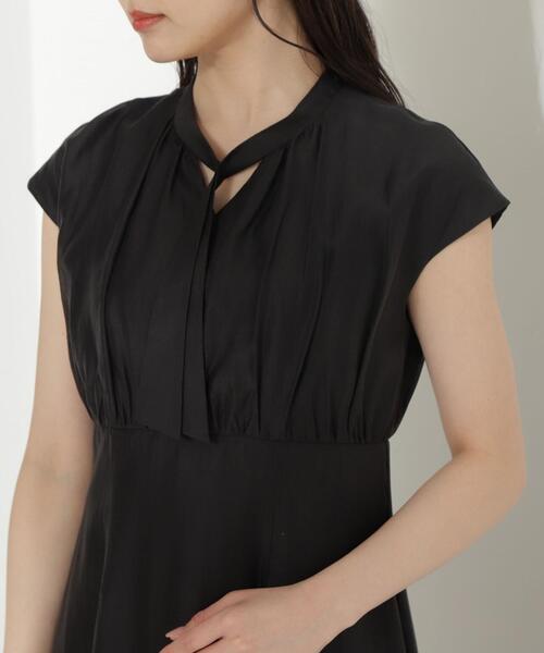 PROPORTION BODY DRESSING（プロポーションボディドレッシング）の「シアータイワンピース / 1214140500（ワンピース・レディース・オフホワイト/ブルー/ブラック・X-SMALL/SMALL/MEDIUM）」の10枚目の写真