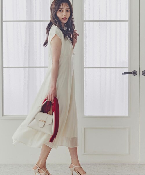 PROPORTION BODY DRESSING（プロポーションボディドレッシング）の「シアータイワンピース / 1214140500（ワンピース・レディース・オフホワイト/ブルー/ブラック・X-SMALL/SMALL/MEDIUM）」の17枚目の写真