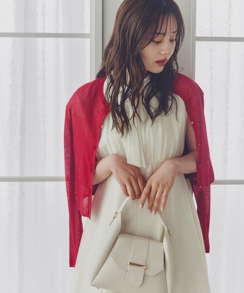 PROPORTION BODY DRESSING（プロポーションボディドレッシング）の「シアータイワンピース / 1214140500（ワンピース・レディース・オフホワイト/ブルー/ブラック・X-SMALL/SMALL/MEDIUM）」の18枚目の写真