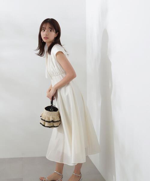 PROPORTION BODY DRESSING（プロポーションボディドレッシング）の「シアータイワンピース / 1214140500（ワンピース・レディース・オフホワイト/ブルー/ブラック・X-SMALL/SMALL/MEDIUM）」の20枚目の写真