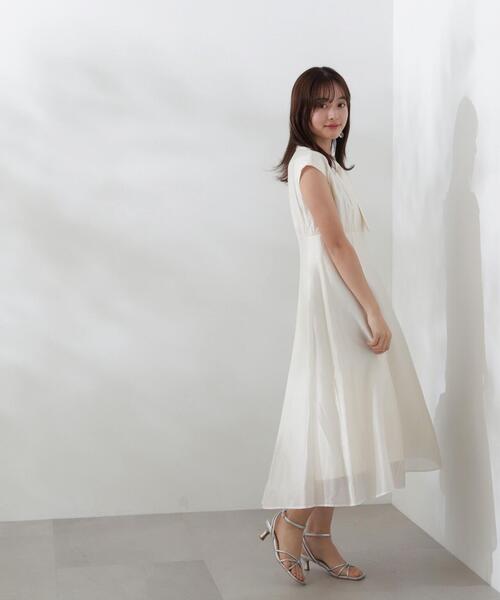 PROPORTION BODY DRESSING（プロポーションボディドレッシング）の「シアータイワンピース / 1214140500（ワンピース・レディース・オフホワイト/ブルー/ブラック・X-SMALL/SMALL/MEDIUM）」の21枚目の写真