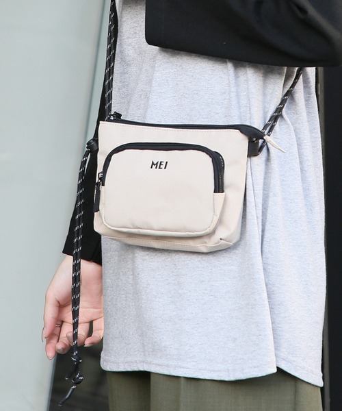 MEI(メイ)の「【MEI】ミニショルダーバック 241011(ショルダーバッグ・メンズ・ブラック/グレー/カーキ/ベージュ・FREE)」の4枚目の写真