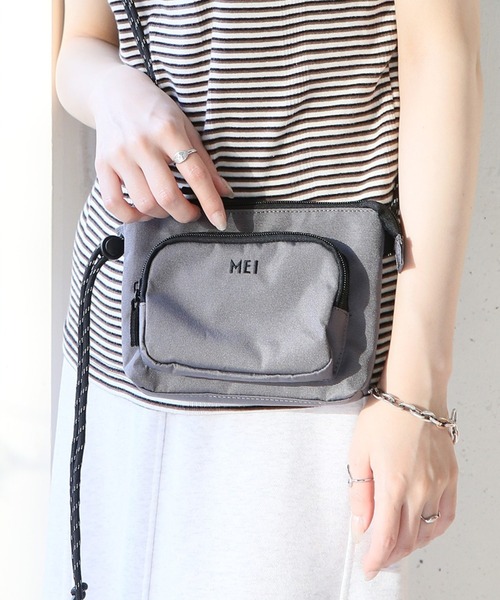 MEI(メイ)の「【MEI】ミニショルダーバック 241011(ショルダーバッグ・メンズ・ブラック/グレー/カーキ/ベージュ・FREE)」の3枚目の写真