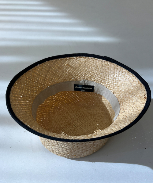 Rouge vif(ルージュヴィフ)の「【BENELLI MONTACONE/ベネリモンタコーネ】ラフィア ラインハット(ハット・レディース・ブラック・フリー)」の13枚目の写真