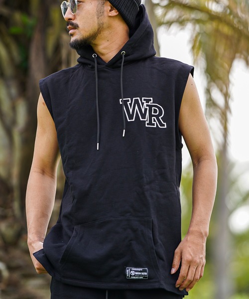 W/R EMノースリーブパーカー（タンクトップ）｜adamsJUGGLER（アダムス