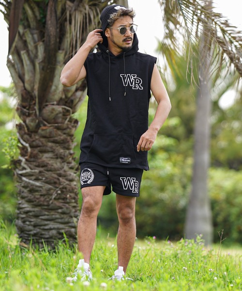 W/R EMノースリーブパーカー（タンクトップ）｜adamsJUGGLER