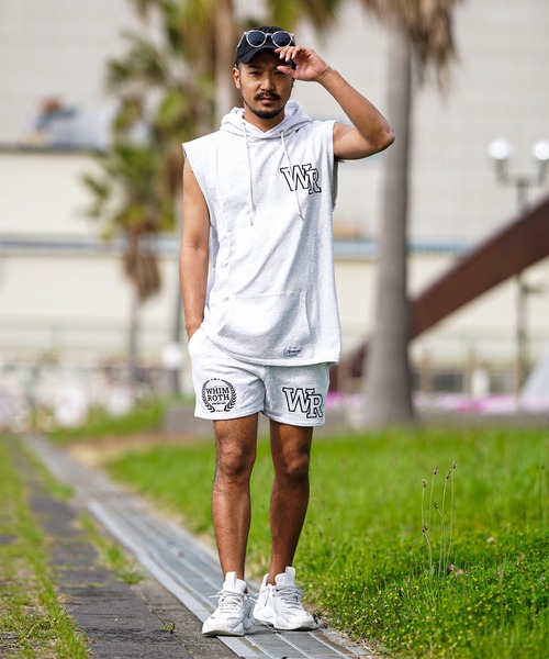 adamsJUGGLER(アダムスジャグラー)の「W/R EMノースリーブパーカー(タンクトップ・メンズ・オレンジ/グレー/ブラック・S/M/L/XL)」の17枚目の写真