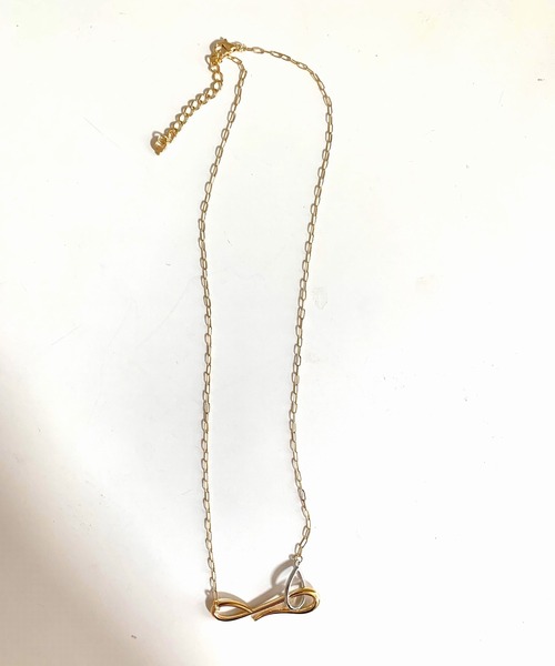 Q(キュー)の「ホックMIXネックレス(ネックレス・レディース・ゴールド・ONE SIZE)」の1枚目の写真