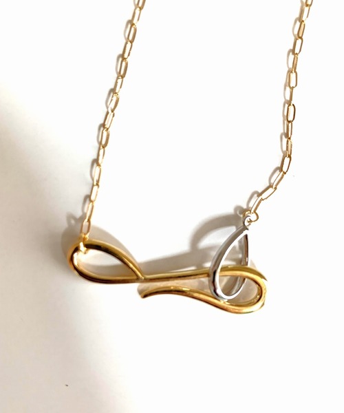 Q(キュー)の「ホックMIXネックレス(ネックレス・レディース・ゴールド・ONE SIZE)」の2枚目の写真