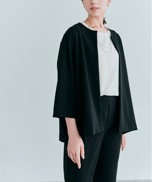 kirakiraShop(キラキラショップ)の「バック ファスナー シフォン Tシャツ(Tシャツ/カットソー・レディース・オフホワイト/ベージュ/ブルー/ピンク/ブラック・XL/L/M/S)」の17枚目の写真