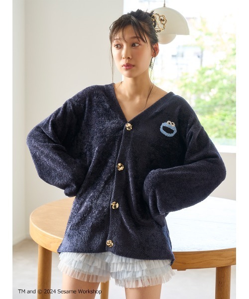 スナイデルホーム セサミストリート カーディガン ジェラピケ 親子ペア