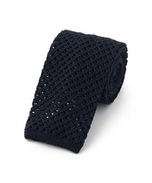 TRANS CONTINENTS | TRANS CONTINENTS eco ニットタイ　ブラック/ブラウン/ネイビー(ネクタイ)