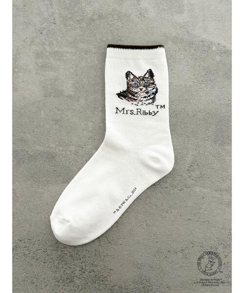 Samansa Mos2（サマンサ モスモス）の「【PETER RABBIT(TM)×Samansa Mos2】ソックス（ソックス/靴下・レディース・ブラック/ブルー/レッド/ブラウン・F）」の3枚目の写真