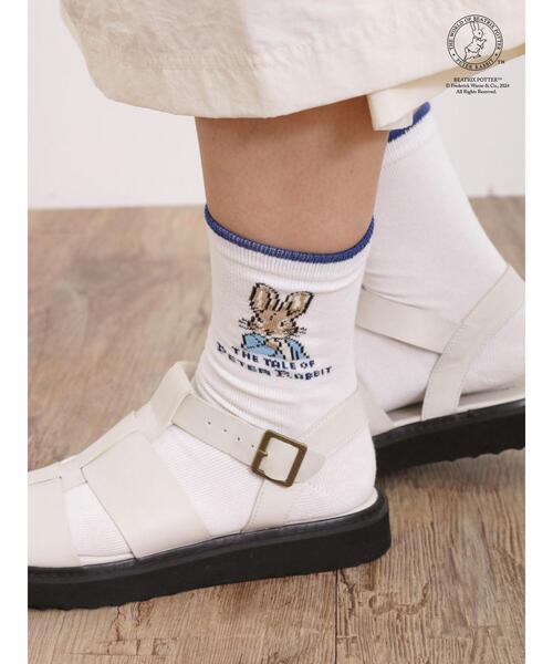 Samansa Mos2（サマンサ モスモス）の「【PETER RABBIT(TM)×Samansa Mos2】ソックス（ソックス/靴下・レディース・ブラック/ブルー/レッド/ブラウン・F）」の12枚目の写真