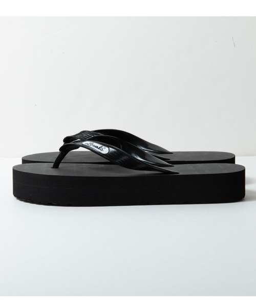 Locals(ローカルズ)の「【Locals/ローカルズ】DOUBLE SOLE SANDAL ボリュームソール 厚底ビーサン(ビーチサンダル)(サンダル・レディース・ベージュ/ブラック・22.5cm/24.0cm)」の1枚目の写真