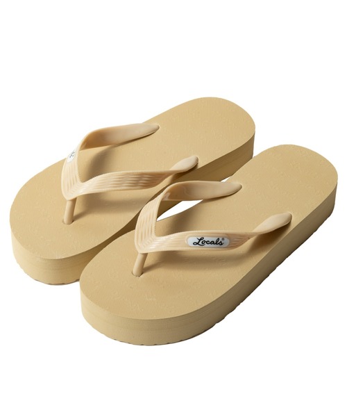 Locals(ローカルズ)の「【Locals/ローカルズ】DOUBLE SOLE SANDAL ボリュームソール 厚底ビーサン(ビーチサンダル)(サンダル・レディース・ベージュ/ブラック・22.5cm/24.0cm)」の5枚目の写真