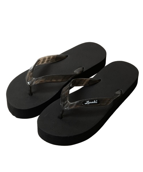 Locals(ローカルズ)の「【Locals/ローカルズ】DOUBLE SOLE SANDAL ボリュームソール 厚底ビーサン(ビーチサンダル)(サンダル・レディース・ベージュ/ブラック・22.5cm/24.0cm)」の6枚目の写真