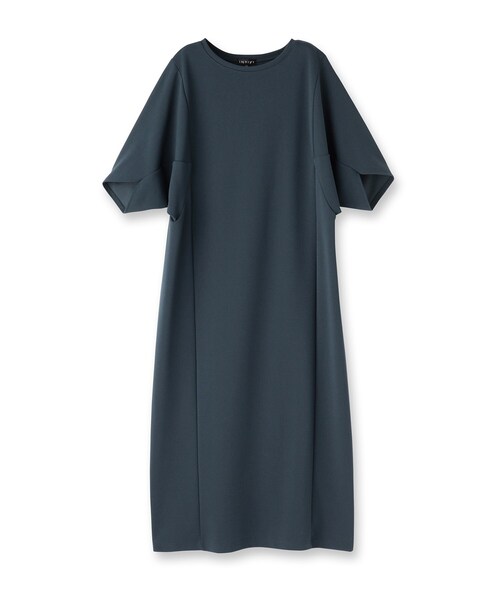 INDIVI（インディヴィ）の「◆【洗える／UVケア】ドルマンスリーブフォルムワンピース（ワンピース・レディース・ブラック/モスグリーン・03/05/13/15 /19/34/38）」の18枚目の写真