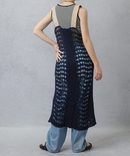 Lull（ルル）の「【Lull / ルル】スラブニット編みワンピース（ワンピース・レディース・ベージュ/ネイビー/オフホワイト・ONESIZE）」の20枚目の写真