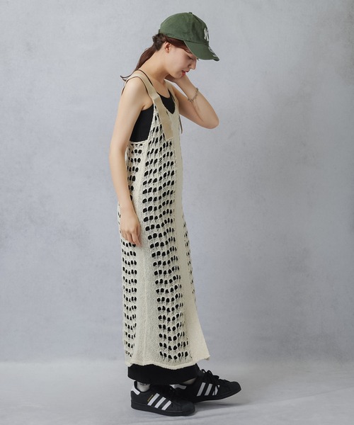 Lull（ルル）の「【Lull / ルル】スラブニット編みワンピース（ワンピース・レディース・ベージュ/ネイビー/オフホワイト・ONESIZE）」の21枚目の写真