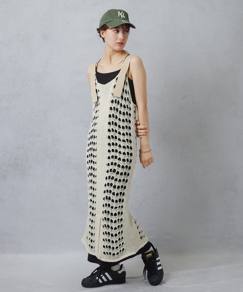 Lull（ルル）の「【Lull / ルル】スラブニット編みワンピース（ワンピース・レディース・ベージュ/ネイビー/オフホワイト・ONESIZE）」の22枚目の写真