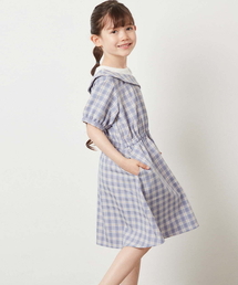 a.v.v（アーヴェヴェ）の「[140-150]アシメオフショルレイヤード風ワンピース（ワンピース・キッズ）」