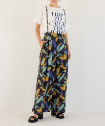 BAYFLOW | [2WAYで使える]アートパターンサスペンダー付きパンツ(その他パンツ)