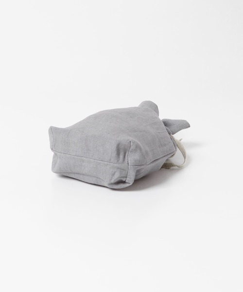 URBAN RESEARCH DOORS(アーバンリサーチドアーズ)の「『WEB限定』『別注』miiThaaii×DOORS バイカラーリネン巾着S(その他雑貨・レディース・グレー/ミント・SMALL)」の8枚目の写真