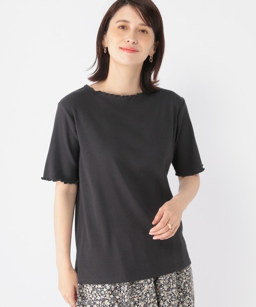 studio CLIP（スタディオクリップ）の「アソートテレコメロー半袖プルオーバー（Tシャツ/カットソー・レディース・オフホワイト/スモーク/その他1/その他2・MEDIUM/LARGE）」の3枚目の写真