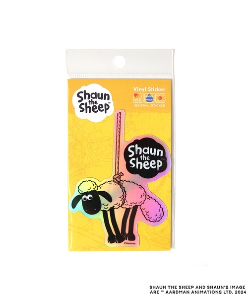 ひつじのショーン（ヒツジノショーン）の「【公式】ひつじのショーン ホログラムステッカー つりあげ（ステッカー/テープ・レディース・その他・FREE）」の1枚目の写真