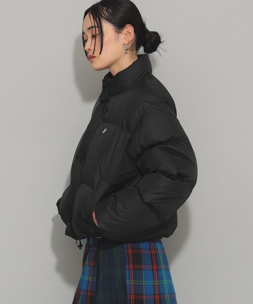 Ray BEAMS（レイビームス）の「GYMPHLEX / ダウン ショート ジャケット（ダウンジャケット/コート・レディース・ベージュ/ブラック・12/14）」の7枚目の写真