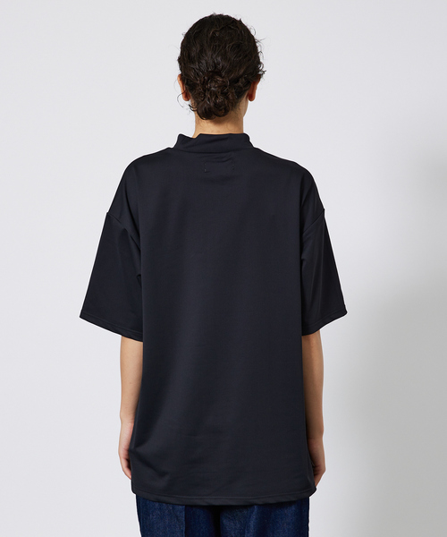 ABAHOUSE（アバハウス）の「MOCK-NECK TEE/モックネックTシャツ（Tシャツ/カットソー・メンズ・ホワイト/ブラック・M/L/XL）」の8枚目の写真