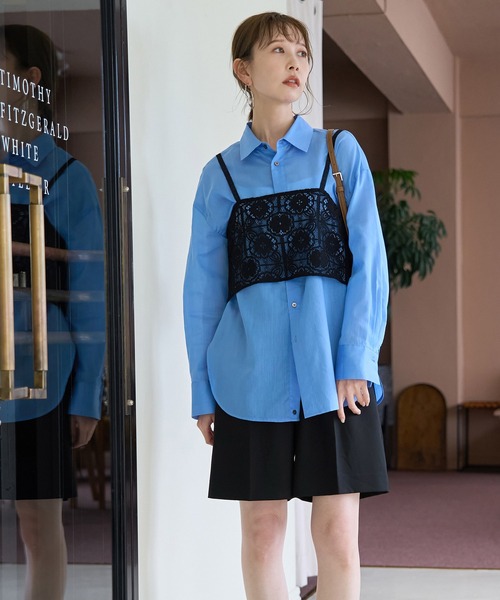 ROPE' PICNIC(ロペピクニック)の「ハーフタックパンツ(その他パンツ・レディース・ブラック/グレー・38/36)」の5枚目の写真