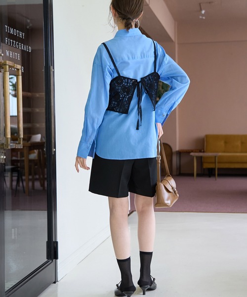 ROPE' PICNIC(ロペピクニック)の「ハーフタックパンツ(その他パンツ・レディース・ブラック/グレー・38/36)」の6枚目の写真