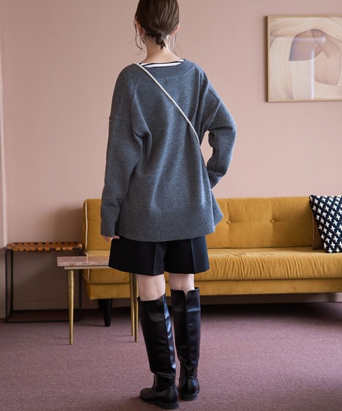 ROPE' PICNIC(ロペピクニック)の「ハーフタックパンツ(その他パンツ・レディース・ブラック/グレー・38/36)」の13枚目の写真