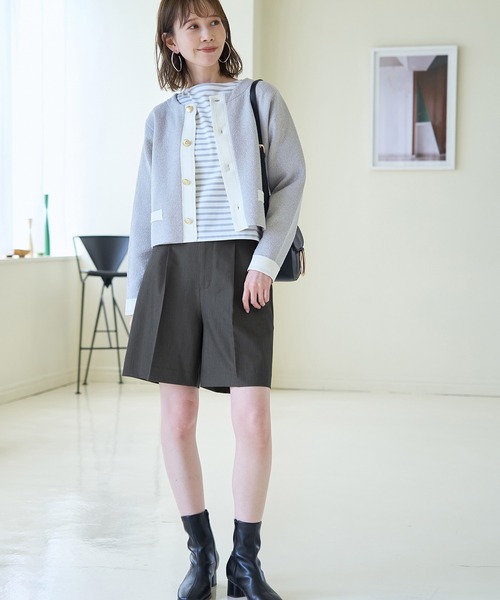 ROPE' PICNIC(ロペピクニック)の「ハーフタックパンツ(その他パンツ・レディース・ブラック/グレー・38/36)」の17枚目の写真