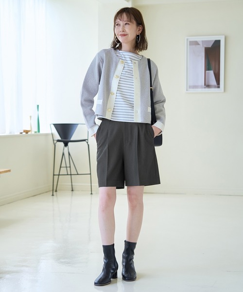 ROPE' PICNIC(ロペピクニック)の「ハーフタックパンツ(その他パンツ・レディース・ブラック/グレー・38/36)」の18枚目の写真