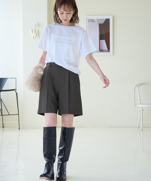 ROPE' PICNIC(ロペピクニック)の「ハーフタックパンツ(その他パンツ・レディース・ブラック/グレー・38/36)」の21枚目の写真