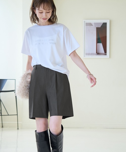 ROPE' PICNIC(ロペピクニック)の「ハーフタックパンツ(その他パンツ・レディース・ブラック/グレー・38/36)」の22枚目の写真