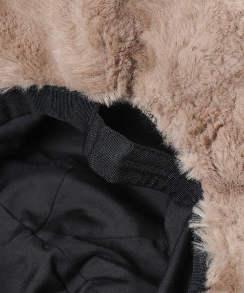 mysty woman（ミスティウーマン）の「ファーバケットハット 136172（ハット・レディース・グリーン/モカ/アイボリー/チャコールグレー・FREE）」の13枚目の写真