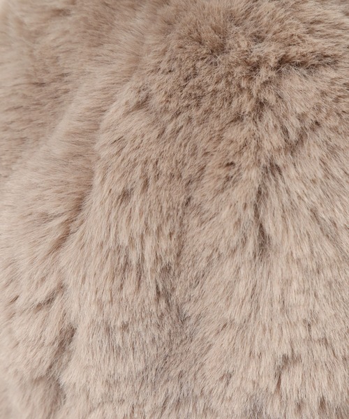 mysty woman（ミスティウーマン）の「ファーバケットハット 136172（ハット・レディース・グリーン/モカ/アイボリー/チャコールグレー・FREE）」の15枚目の写真