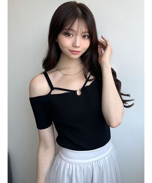 Rii♡‼️着まとめ売りS、XSサイズ セール】バストデザインニットトップス（ニット/セーター