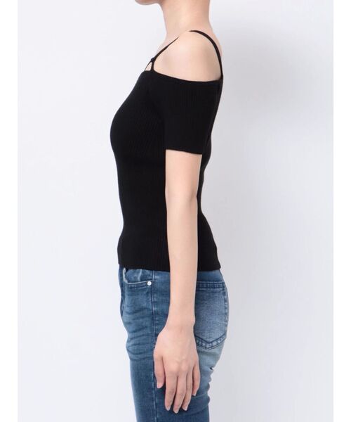 RESEXXY（リゼクシー）の「バストデザインニットトップス（ニット/セーター・レディース・ベージュ/グリーン/ブラック・FREE）」の21枚目の写真